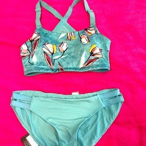Calia By Carrie Underwood Women's Elastic Swimsuit bikini 👙 2 piece size S
